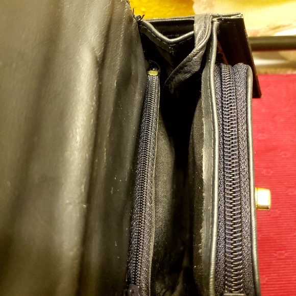 Vtg Michael Stevens Leather Purse/Bag Organizer - Picture 8 of 10